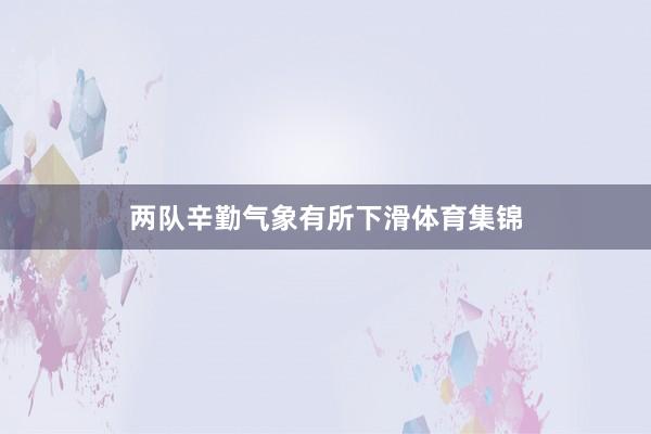 两队辛勤气象有所下滑体育集锦