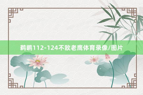 鹈鹕112-124不敌老鹰体育录像/图片
