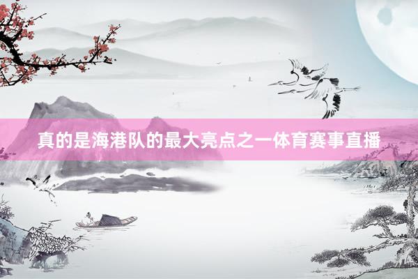真的是海港队的最大亮点之一体育赛事直播