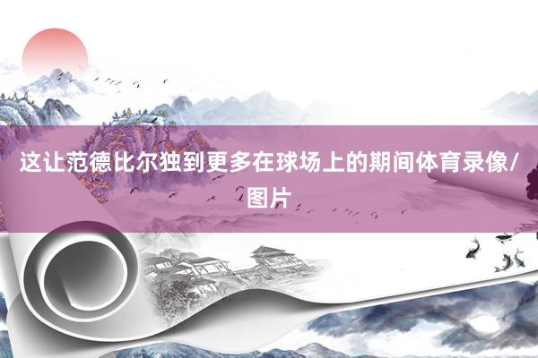 这让范德比尔独到更多在球场上的期间体育录像/图片