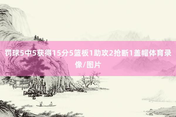 罚球5中5获得15分5篮板1助攻2抢断1盖帽体育录像/图片