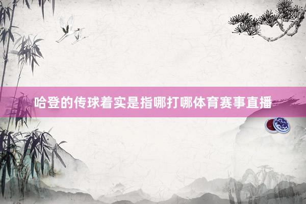 哈登的传球着实是指哪打哪体育赛事直播