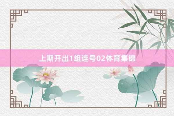上期开出1组连号02体育集锦