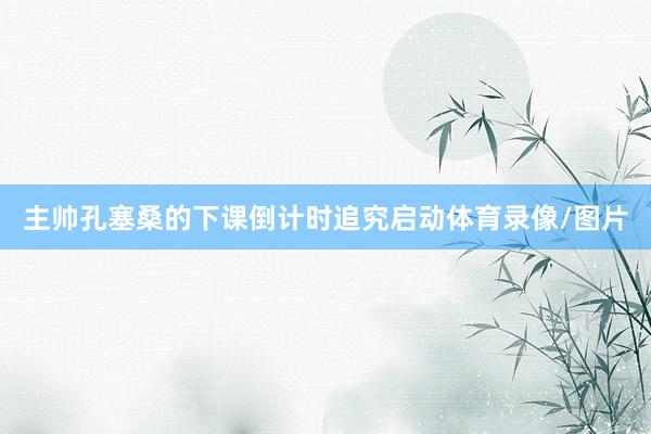 主帅孔塞桑的下课倒计时追究启动体育录像/图片