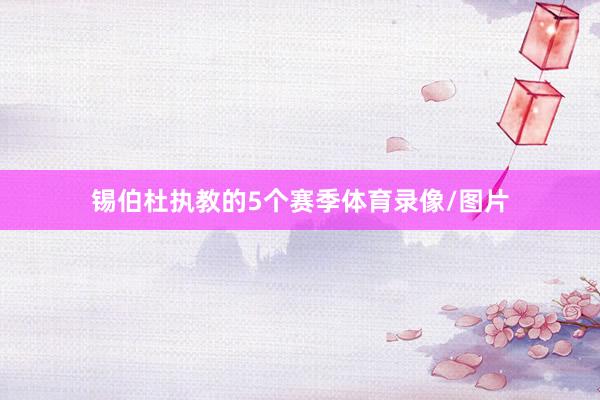 锡伯杜执教的5个赛季体育录像/图片