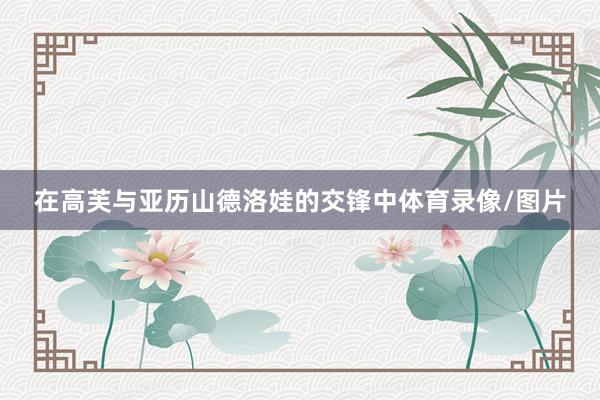 在高芙与亚历山德洛娃的交锋中体育录像/图片