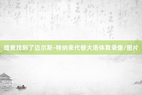 雄鹿找到了迈尔斯-特纳来代替大洛体育录像/图片
