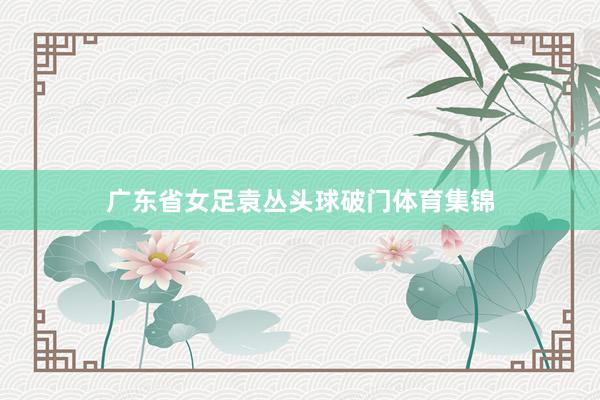 广东省女足袁丛头球破门体育集锦