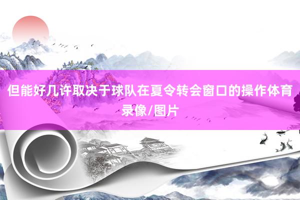 但能好几许取决于球队在夏令转会窗口的操作体育录像/图片