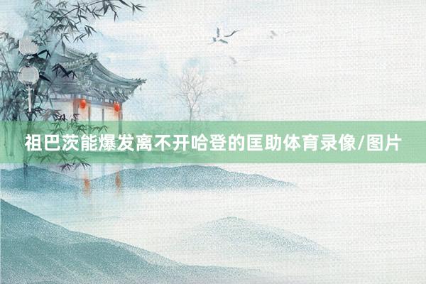 祖巴茨能爆发离不开哈登的匡助体育录像/图片