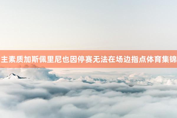 主素质加斯佩里尼也因停赛无法在场边指点体育集锦