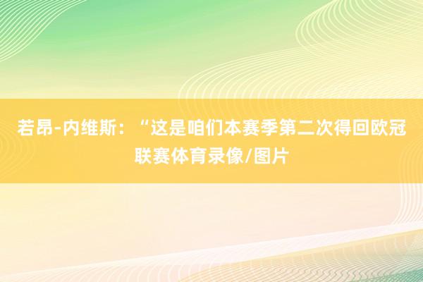 若昂-内维斯：“这是咱们本赛季第二次得回欧冠联赛体育录像/图片