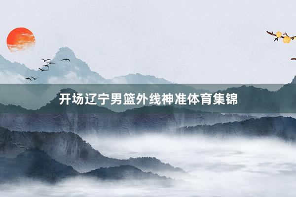 开场辽宁男篮外线神准体育集锦