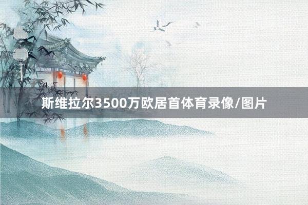 斯维拉尔3500万欧居首体育录像/图片