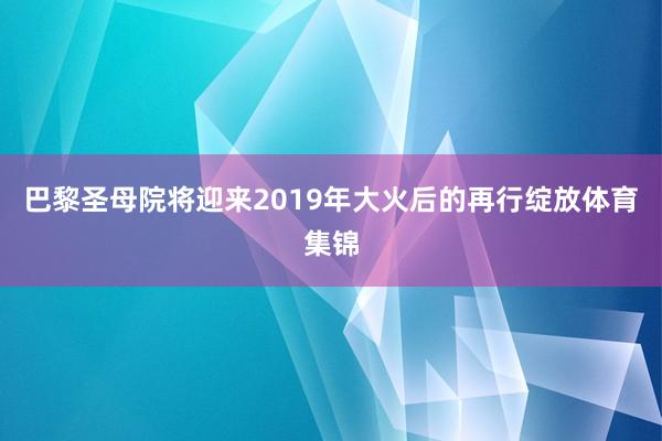 巴黎圣母院将迎来2019年大火后的再行绽放体育集锦