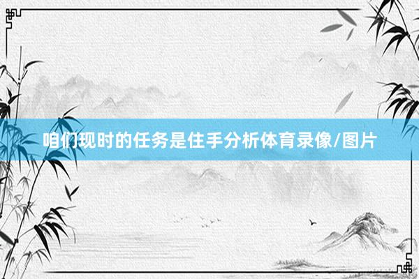 咱们现时的任务是住手分析体育录像/图片