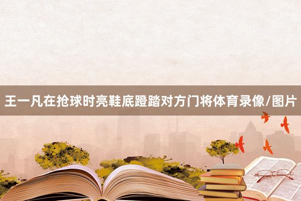 王一凡在抢球时亮鞋底蹬踏对方门将体育录像/图片