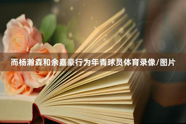 而杨瀚森和余嘉豪行为年青球员体育录像/图片