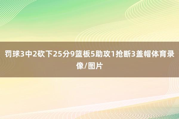 罚球3中2砍下25分9篮板5助攻1抢断3盖帽体育录像/图片