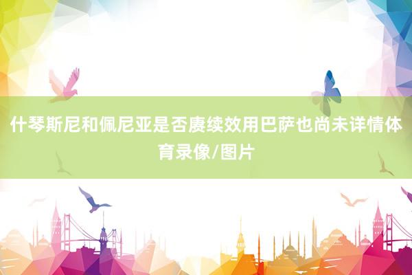 什琴斯尼和佩尼亚是否赓续效用巴萨也尚未详情体育录像/图片