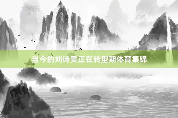 当今的刘诗雯正在转型期体育集锦