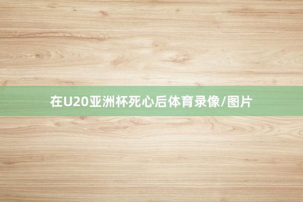 在U20亚洲杯死心后体育录像/图片