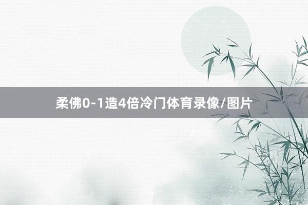 柔佛0-1造4倍冷门体育录像/图片
