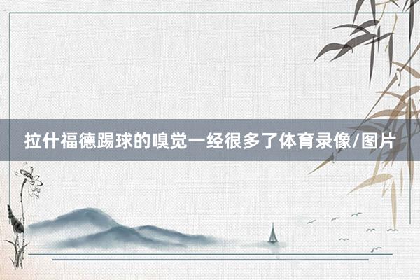 拉什福德踢球的嗅觉一经很多了体育录像/图片