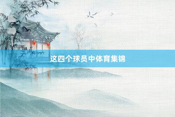 这四个球员中体育集锦