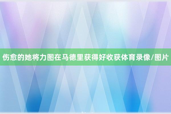 伤愈的她将力图在马德里获得好收获体育录像/图片