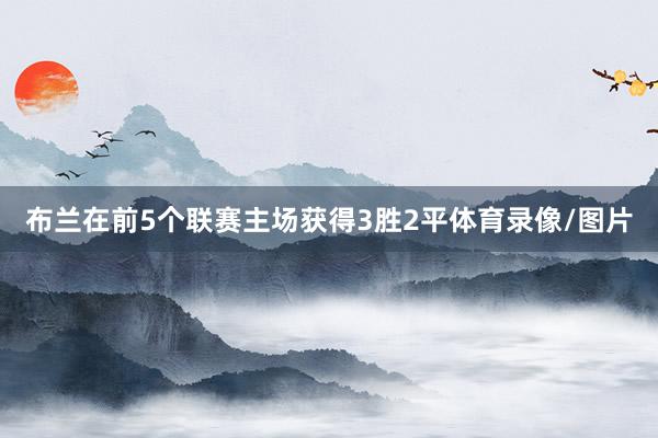 布兰在前5个联赛主场获得3胜2平体育录像/图片