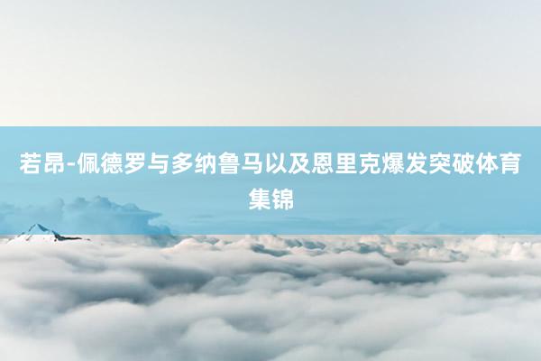 若昂-佩德罗与多纳鲁马以及恩里克爆发突破体育集锦