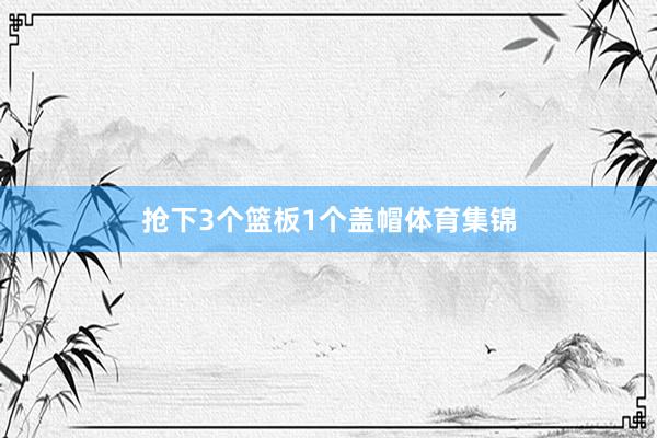 抢下3个篮板1个盖帽体育集锦