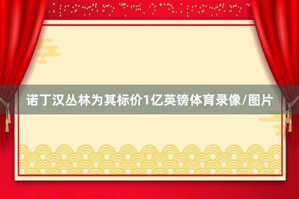 诺丁汉丛林为其标价1亿英镑体育录像/图片
