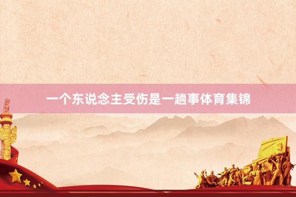 一个东说念主受伤是一趟事体育集锦