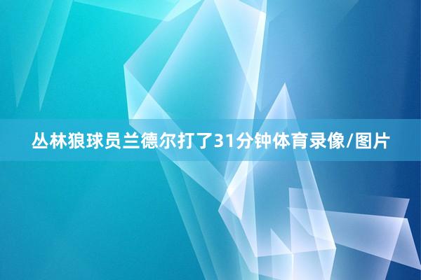 丛林狼球员兰德尔打了31分钟体育录像/图片