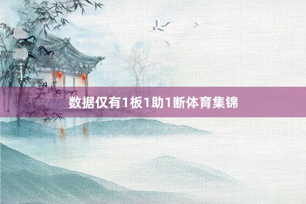 数据仅有1板1助1断体育集锦