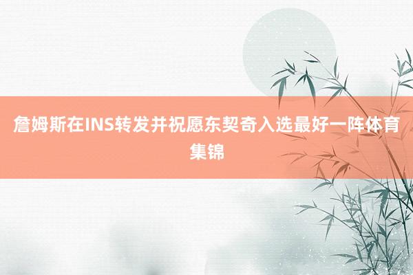詹姆斯在INS转发并祝愿东契奇入选最好一阵体育集锦