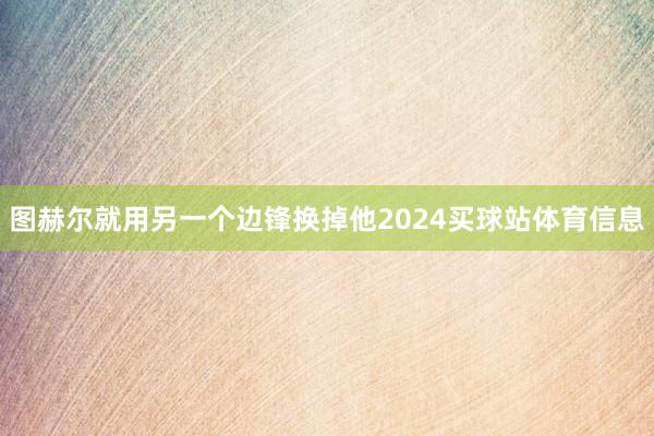 图赫尔就用另一个边锋换掉他2024买球站体育信息